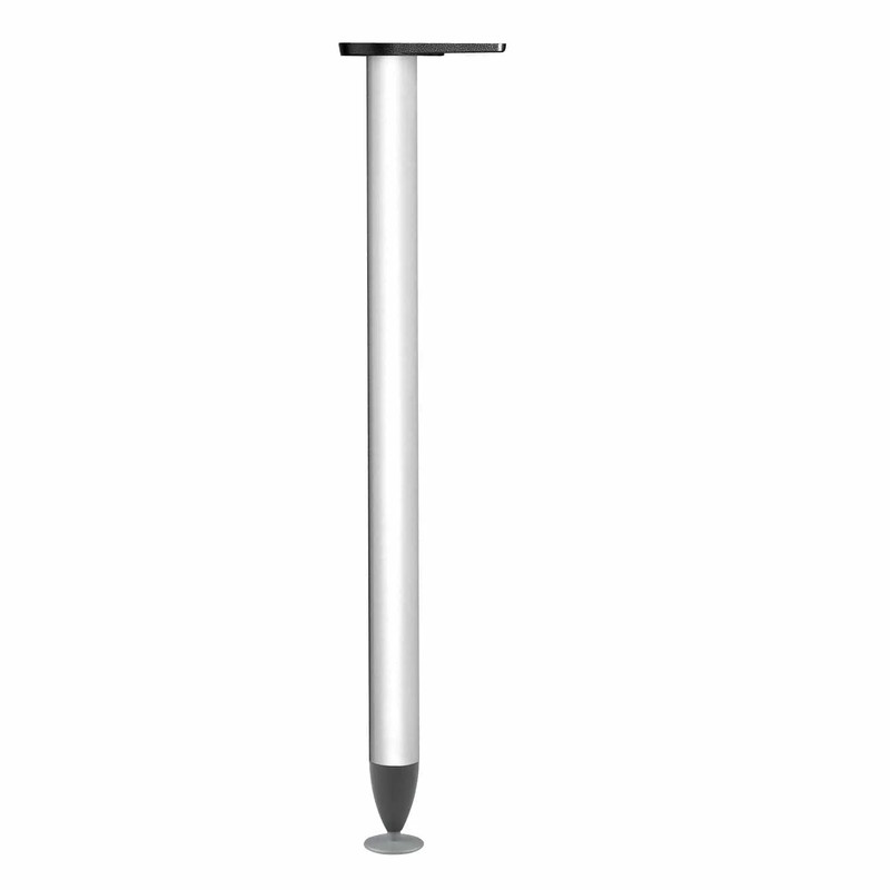 27-3/4" (705 mm) Adjustable Design Table Leg Silver
